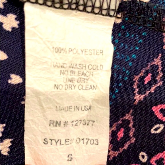 Ovi Print Dress Size Small - Picture 9 of 10